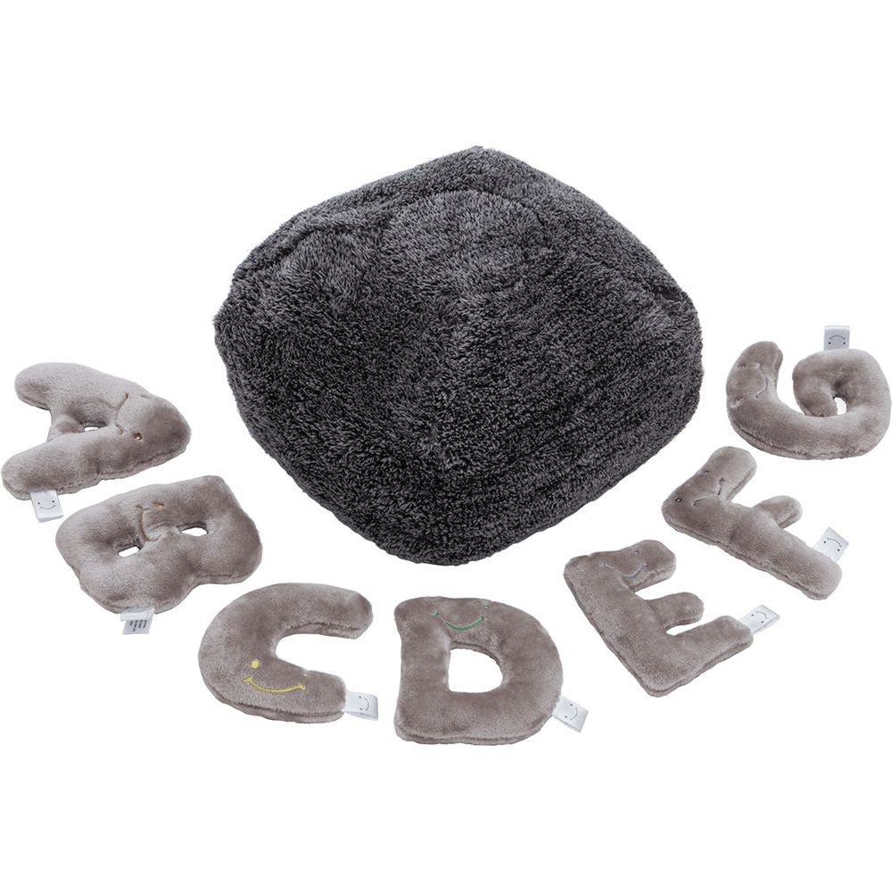 Alphabet-Plush-Mini-Set-Rhino-Grey-Letters-with-Dark-Grey-Bag-Plush-25436097314903