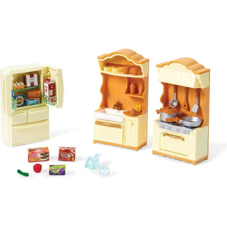 Calico-Critters-Kitchen-Playset-Dollhouse-Furniture-and-Accessories-Collectibles-23118275280983