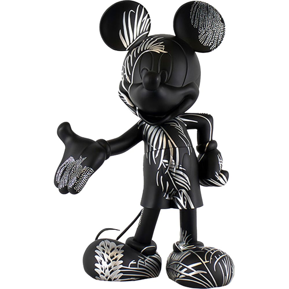 Mickey-Mouse-12-Star-Style-Martyn-Lawrence-Bullard-Figurine-Black-Silver-Collectibles-25526431744087
