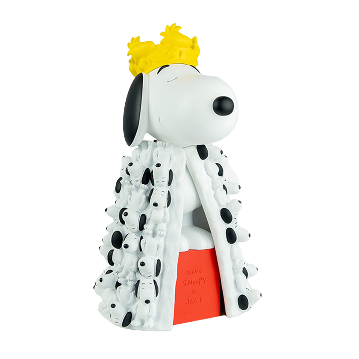 Snoopy-King-Figure-with-Mini-Snoopies-on-Cape-Woodstock-Crown-17-Collectibles-26287842394199