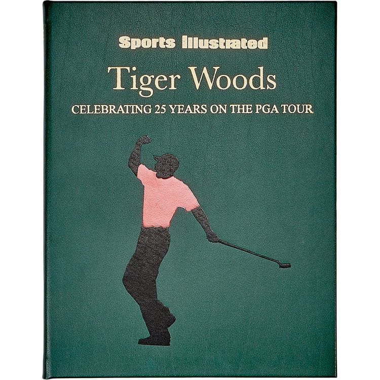 Sports-Illustrated-Tiger-Woods-25-Year-Special-Edition-Leather-Book-Books-24731964276823